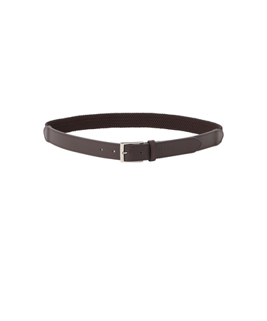 レザーメッシュコンビ ビジネスベルト