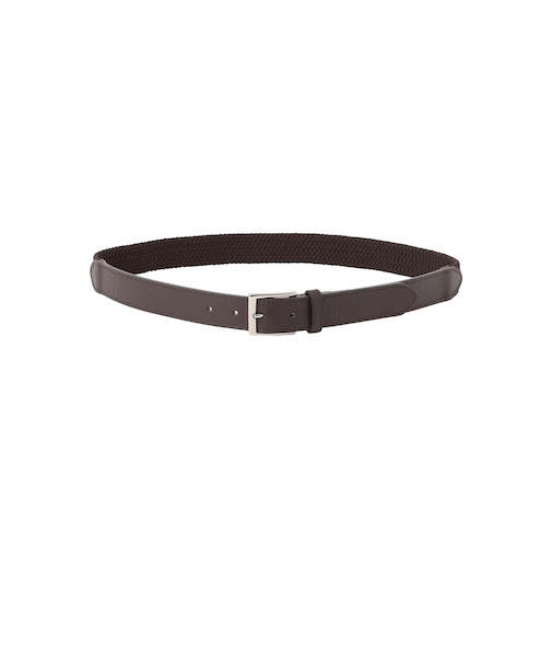 レザーメッシュコンビ ビジネスベルト