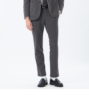 テーラードジャージー パンツ ハイブリッドジャージー