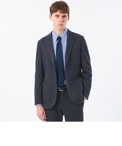 テーラードジャージー ジャケット ハイブリッドジャージー