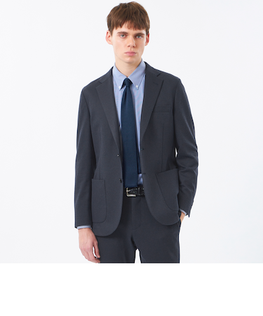 テーラードジャージー ジャケット ハイブリッドジャージー