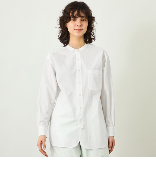 【GREY LABEL】バンドカラーシャツ
