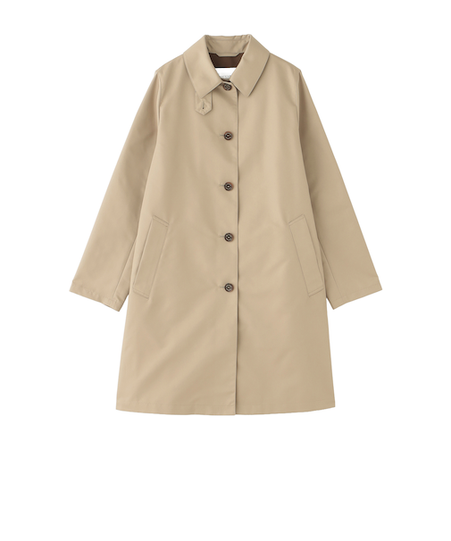 【WEB&一部店舗限定】インバーテッドステンカラーコート ダブルクロス製