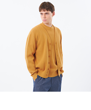 ニットカーディガン 畔調ファインニット