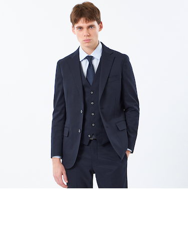 【2026春夏モデル】トロッター ジャケット#000（ナンバーゼロ）バーズアイストレッチ リサイクル