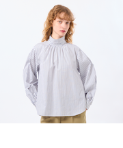 THOMAS MAISON ロールカラーブラウス