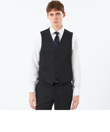 【2026春夏モデル】トロッター ウェストコート#000（ナンバーゼロ）バーズアイストレッチ　リサイクル