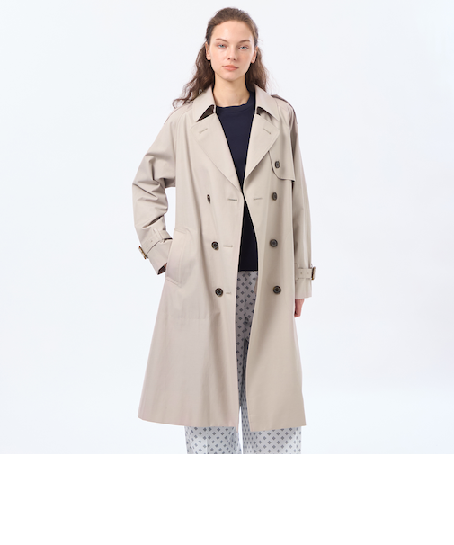 【WELBURY TRENCH(ウェルベリートレンチ)】ライトギャバジン