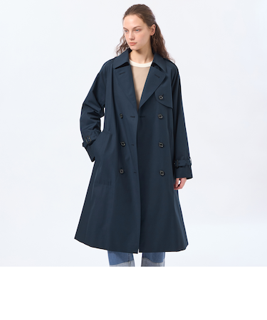 【WELBURY TRENCH(ウェルベリートレンチ)】ライトギャバジン