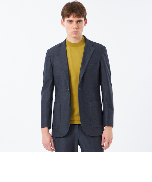 【WEB&一部店舗限定】テーラードジャージー ジャケット スーピマデニムライクジャージー