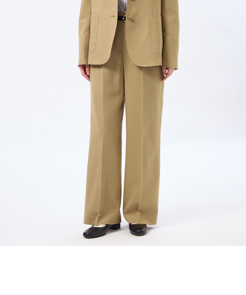 【TROTTER（トロッター）シリーズ】アクションツイルワイドパンツ