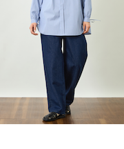 【GREY LABEL】シンチバックワイドデニム
