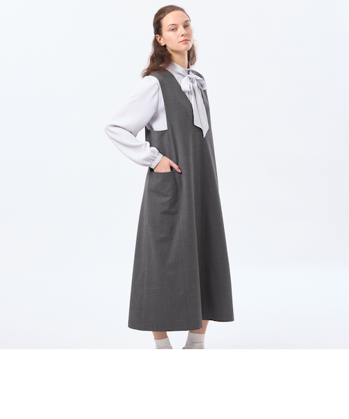 【CRANWELL JUMPER SKIRT(クランウェルジャンパースカート)】ウールトロピカル