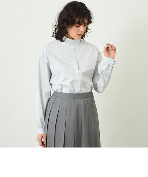 【GREY LABEL】THOMAS MASONスタンドカラーシャツ