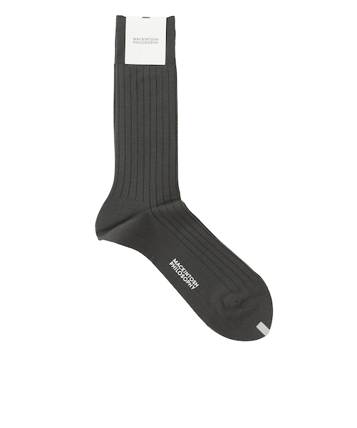 リブストライプ ビジネスソックス