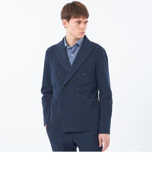 14Gカノコ調 ダブルニットジャケット