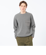 リブダンボールニット スピンドルロンT