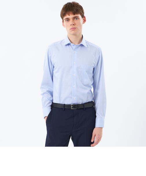 オックス/ストライプ/チェック/セミワイドシャツ