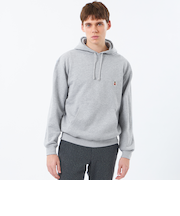 【WEB&一部店舗限定】バッキンガムベア 10オンス裏パイル ワンポイントフーデッドパーカー