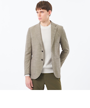 テーラードジャージー ジャケット TOLLEGNOへリンボン