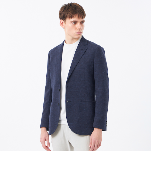 テーラードジャージー ジャケット TOLLEGNOへリンボン