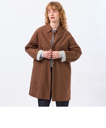 【BAWTRY(バウトリー)】コットンポプリンステンカラーコート