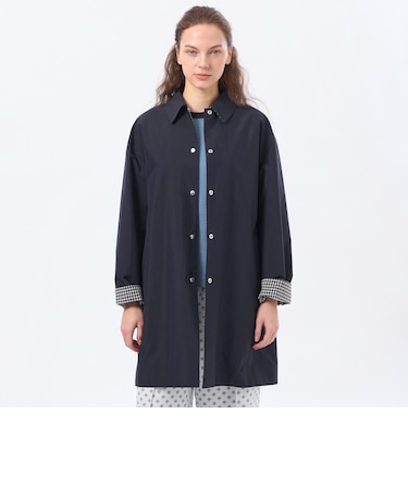 【BAWTRY(バウトリー)】コットンポプリンステンカラーコート