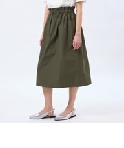 【LEE4月号/蛯原友里さん着用】ウエストギャザースカート