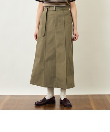GREY LABEL ベルテッドチノスカート