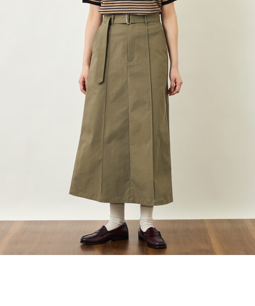 GREY LABEL ベルテッドチノスカート