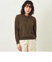 GREY LABEL ラインニットポロ