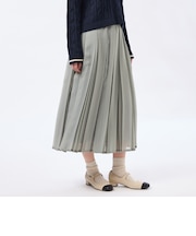 【WEB&一部店舗限定】【WILLINGHAM SKIRT（ウィリングハムスカート）】トリプルプリーツ