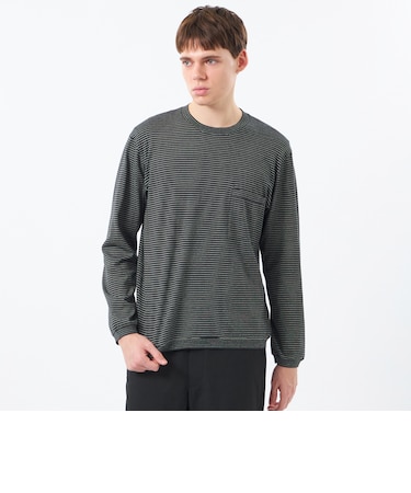 【WEEKENDER】セミルーズロンT ナローボーダー天竺