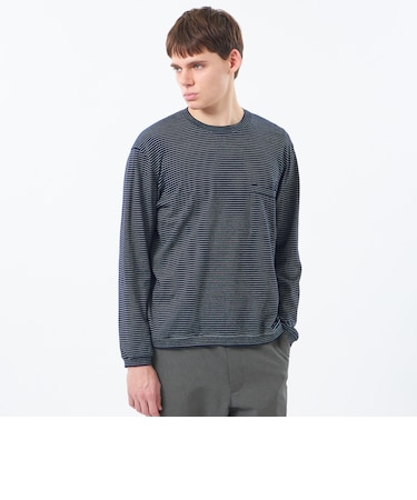 【WEEKENDER】セミルーズロンT ナローボーダー天竺