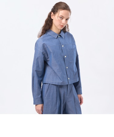 ハケメコットンリネンジャケット