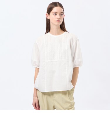 フロントレースブラウス