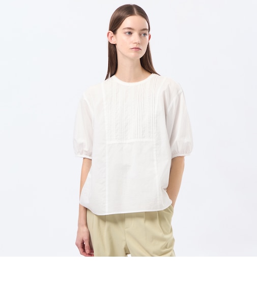 フロントレースブラウス