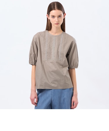 フロントレースブラウス