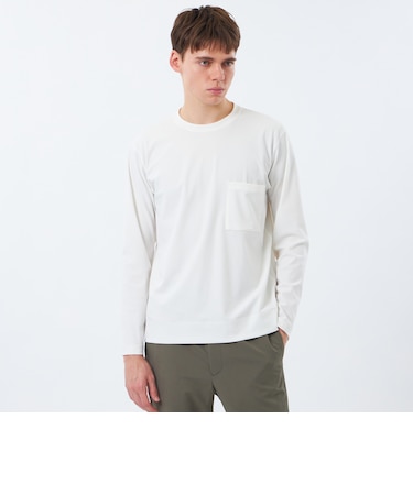 ブリテック クルーネックロンT ドライフラットストレッチクロス