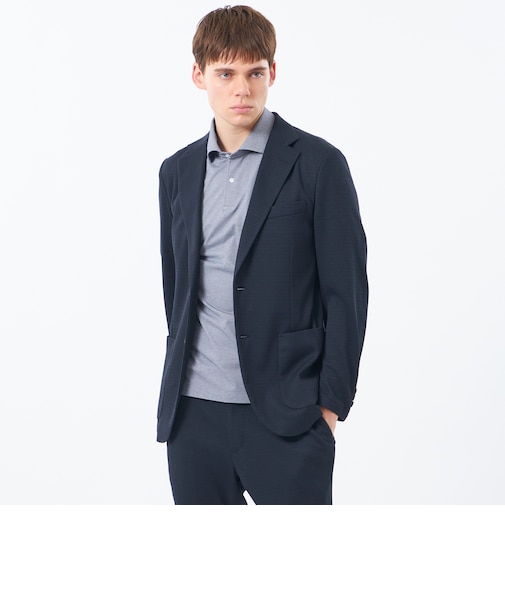 テーラードジャージー ジャケット ミニワッフル