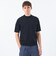 16Gプレーティング天竺 セミモックネックニットTシャツ