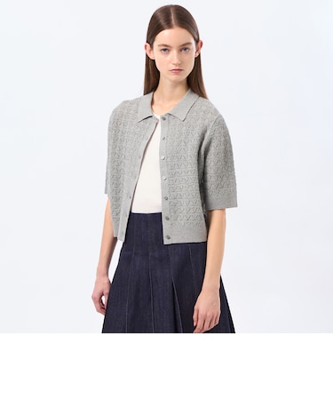 アイレットレースポロニット