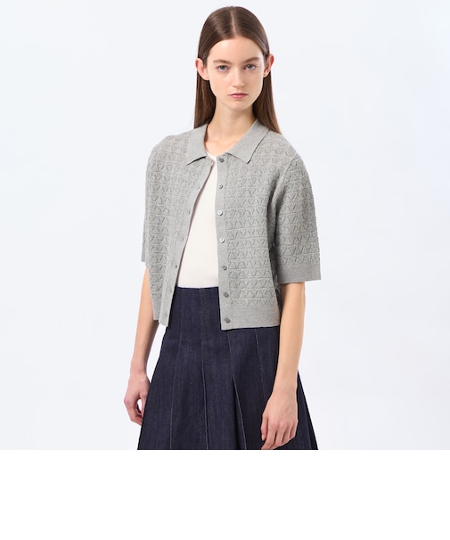 アイレットレースポロニット