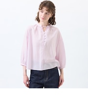 リネンミックススキッパーブラウス