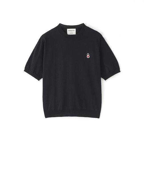 【WEB&一部店舗限定】バッキンガムベア ワッペンクルーネックニット