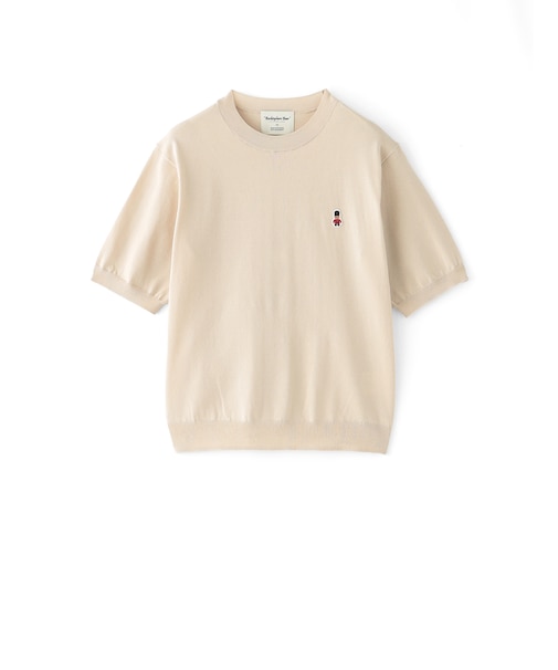 【WEB&一部店舗限定】バッキンガムベア ワッペンクルーネックニット