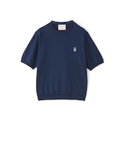 【WEB&一部店舗限定】バッキンガムベア ワッペンクルーネックニット