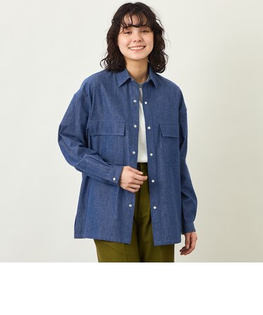 GREY LABEL ライトデニムワークシャツ