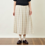 GREY LABEL ボイルチェックタックスカート