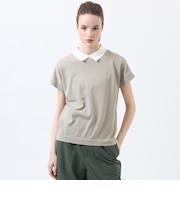 【Bicolor Knit Polo】